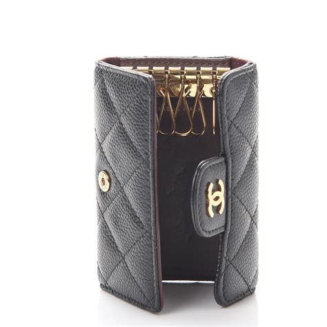 chanel caviar quilted 6 key holder|Small leather goods — Fashion .